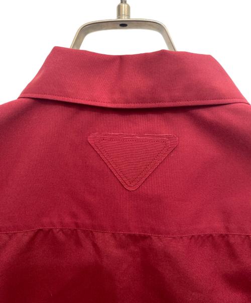 PRADA（プラダ）PRADA (プラダ) コットン×ポリエステル シャツ レッド サイズ:Lの古着・服飾アイテム