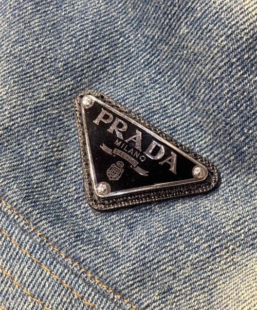 PRADA（プラダ）PRADA (プラダ) Re-Nylon バケットハット インディゴ サイズ:Lの古着・服飾アイテム