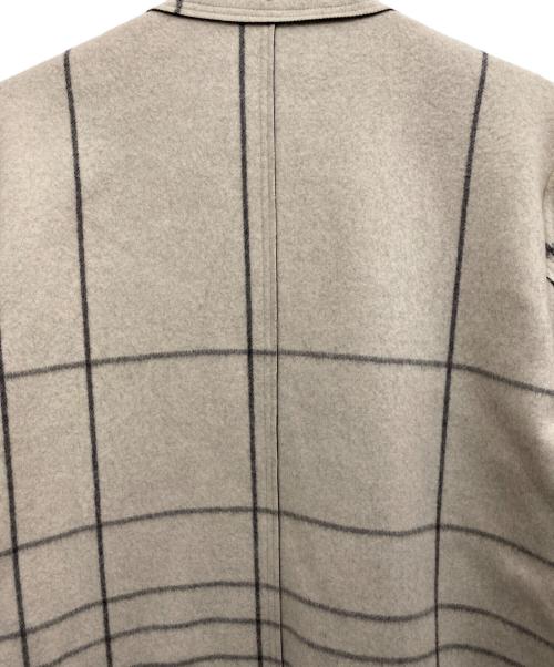 ETHOSENS（エトセンス）ETHOSENS (エトセンス) Cut off coat with Coat liner ホワイト×グレー サイズ:FREEの古着・服飾アイテム