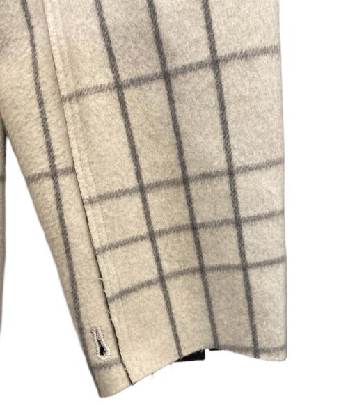 ETHOSENS（エトセンス）ETHOSENS (エトセンス) Cut off coat with Coat liner ホワイト×グレー サイズ:FREEの古着・服飾アイテム