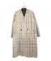 ETHOSENS（エトセンス）の古着「Cut off coat with Coat liner」｜ホワイト×グレー
