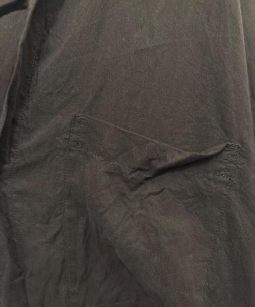 Y's（ワイズ）Y's (ワイズ) CELLULOSE LAWN HOODED BLOUSE ブラック サイズ:1の古着・服飾アイテム