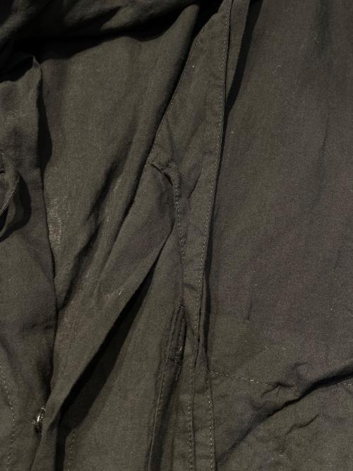 Y's（ワイズ）Y's (ワイズ) CELLULOSE LAWN HOODED BLOUSE ブラック サイズ:1の古着・服飾アイテム