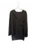 Y's（ワイズ）の古着「CELLULOSE LAWN HOODED BLOUSE」｜ブラック