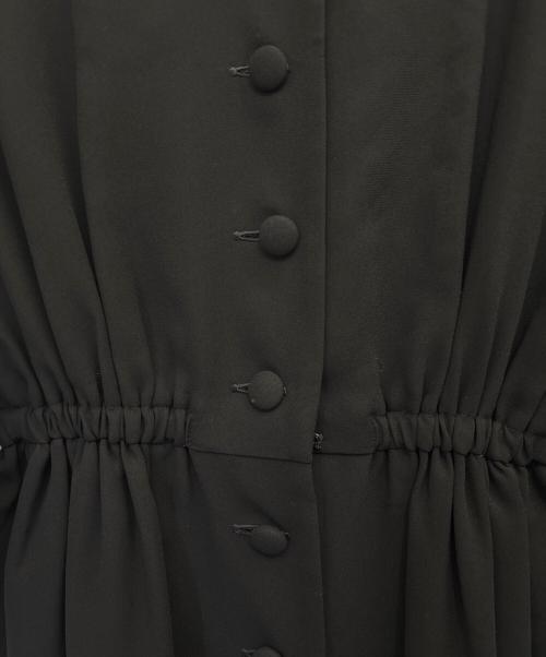 Christian Dior（クリスチャン ディオール）Christian Dior (クリスチャン ディオール) パンプキンスリーブワンピース ブラック サイズ:7の古着・服飾アイテム