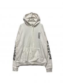 CHROME HEARTS（クロムハーツ）の古着「バーティカルロゴフーディ」｜ホワイト