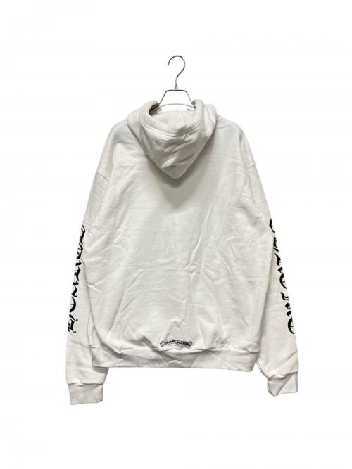 CHROME HEARTS（クロムハーツ）CHROME HEARTS (クロムハーツ) バーティカルロゴフーディ ホワイト サイズ:Mの古着・服飾アイテム