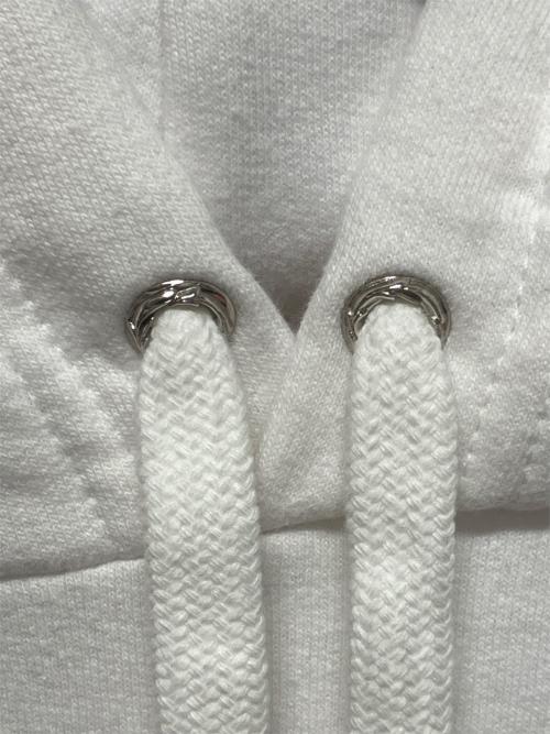 CHROME HEARTS（クロムハーツ）CHROME HEARTS (クロムハーツ) バーティカルロゴフーディ ホワイト サイズ:Mの古着・服飾アイテム