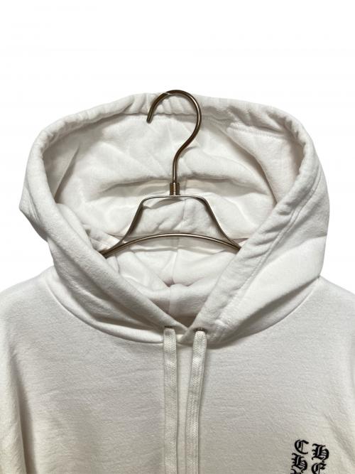 CHROME HEARTS（クロムハーツ）CHROME HEARTS (クロムハーツ) バーティカルロゴフーディ ホワイト サイズ:Mの古着・服飾アイテム