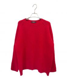 UNDERCOVER（アンダーカバー）の古着「Cindy Sherman パッチニット」｜レッド