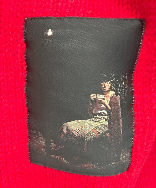 UNDERCOVER（アンダーカバー）UNDERCOVER (アンダーカバー) Cindy Sherman パッチニット レッド サイズ:3の古着・服飾アイテム