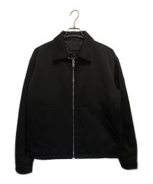 PRADA（プラダ）の古着「Zip-Up Collared Long-Sleeve Jacket」｜ブラック