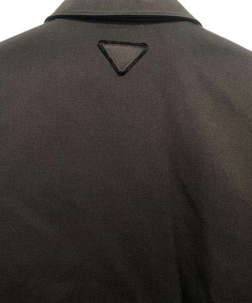 PRADA（プラダ）PRADA (プラダ) Zip-Up Collared Long-Sleeve Jacket ブラック サイズ:Ｍの古着・服飾アイテム