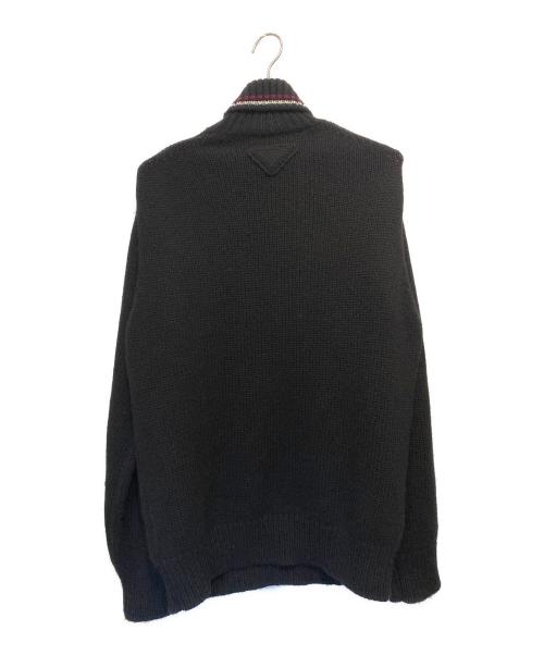 PRADA（プラダ）PRADA (プラダ) カシミヤハイネックニット ブラック サイズ:48の古着・服飾アイテム