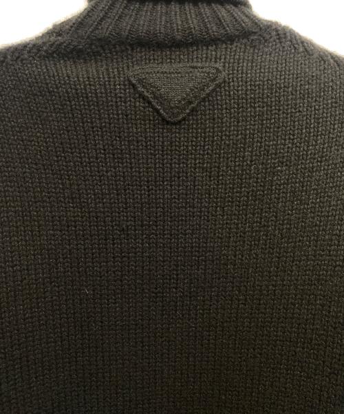 PRADA（プラダ）PRADA (プラダ) カシミヤハイネックニット ブラック サイズ:48の古着・服飾アイテム
