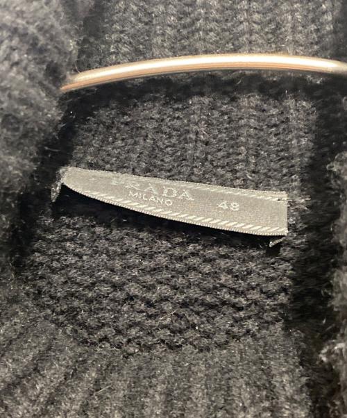 PRADA（プラダ）PRADA (プラダ) カシミヤハイネックニット ブラック サイズ:48の古着・服飾アイテム