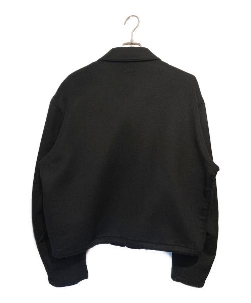 PRADA（プラダ）PRADA (プラダ) ウールxカシミヤ ブルゾンジャケット ブラック サイズ:Mの古着・服飾アイテム