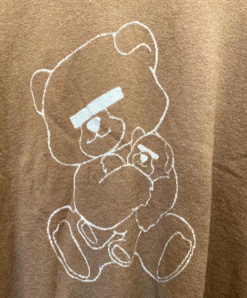 UNDERCOVER（アンダーカバー）UNDERCOVER (アンダーカバー) ウールクルーネックニット ブラウン サイズ:5の古着・服飾アイテム