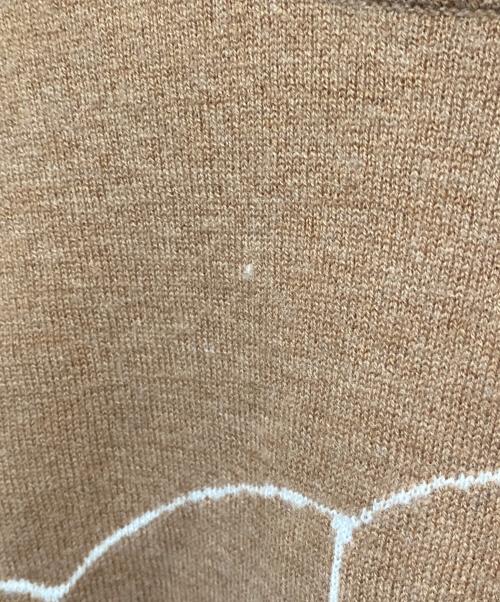 UNDERCOVER（アンダーカバー）UNDERCOVER (アンダーカバー) ウールクルーネックニット ブラウン サイズ:5の古着・服飾アイテム