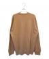 UNDERCOVER (アンダーカバー) ウールクルーネックニット ブラウン サイズ:5：15000円