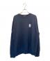 UNDERCOVER（アンダーカバー）の古着「Cotton sweatshirt pulloverスウェット」｜ネイビー