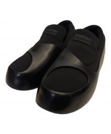 Ferragamo（フェラガモ）の古着「2023AW Hybrid / ロゴ スリッポンスニーカー」｜ブラック