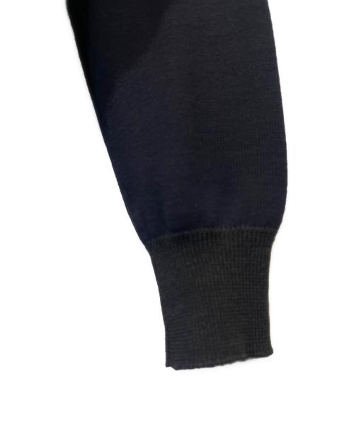 MM6 Maison Margiela（エムエムシックスメゾンマルジェラ）MM6 Maison Margiela (エムエムシックスメゾンマルジェラ) ニットカーディガン ネイビー サイズ:Sの古着・服飾アイテム