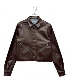RICK OWENS（リックオウエンス）の古着「RICK OWENS TOUR ALICE JACKET」｜ブラウン