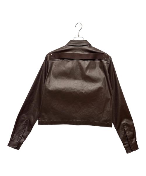 RICK OWENS（リックオウエンス）RICK OWENS (リックオウエンス) RICK OWENS TOUR ALICE JACKET ブラウン サイズ:48の古着・服飾アイテム