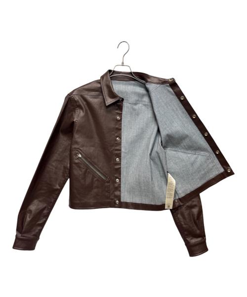 RICK OWENS（リックオウエンス）RICK OWENS (リックオウエンス) RICK OWENS TOUR ALICE JACKET ブラウン サイズ:48の古着・服飾アイテム
