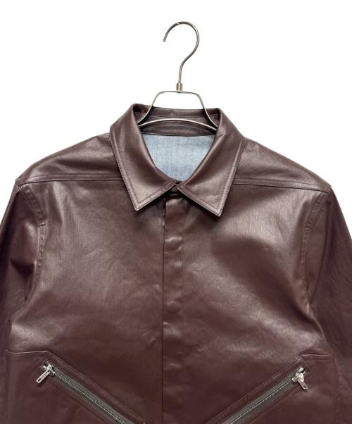RICK OWENS（リックオウエンス）RICK OWENS (リックオウエンス) RICK OWENS TOUR ALICE JACKET ブラウン サイズ:48の古着・服飾アイテム