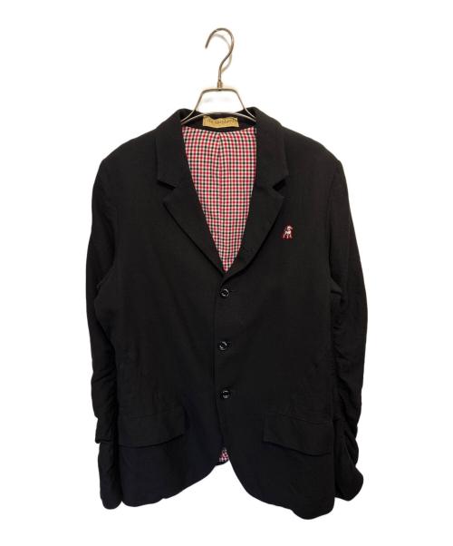 The shepherd UNDERCOVER（ザシェパード アンダーカバー）The shepherd UNDERCOVER (ザシェパード アンダーカバー) ウール麻混テーラードジャケット ブラック サイズ:2の古着・服飾アイテム