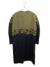COMME des GARCONS SHIRT (コムデギャルソンシャツ) カモ柄切替ウールロングコート グリーン×ネイビー サイズ:Ｓ：30000円