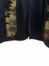 中古・古着 COMME des GARCONS SHIRT (コムデギャルソンシャツ) カモ柄切替ウールロングコート グリーン×ネイビー サイズ:Ｓ：30000円