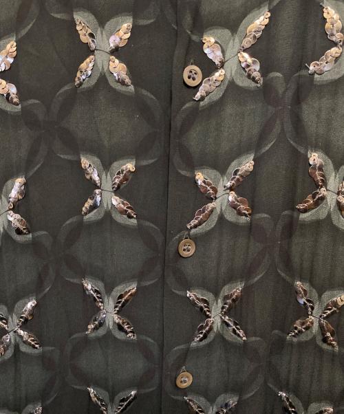 DRIES VAN NOTEN（ドリスヴァンノッテン）DRIES VAN NOTEN (ドリスヴァンノッテン) Buy Dries Van Noten Printed Short-Sleeve Shirt 'Anthracite' ブラック サイズ:不明の古着・服飾アイテム