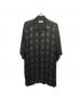 DRIES VAN NOTEN（ドリスヴァンノッテン）の古着「Buy Dries Van Noten Printed Short-Sleeve Shirt 'Anthracite'」｜ブラック