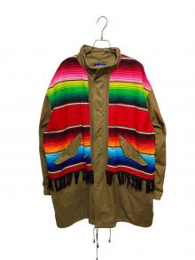 JUNYA WATANABE MAN×Jay Kay（ジュンヤワタナベマン×ジェイケイ）の古着「綿ウェザー×メキシカンサラペ Jay Kay Wネーム C001」｜オリーブ×マルチカラー