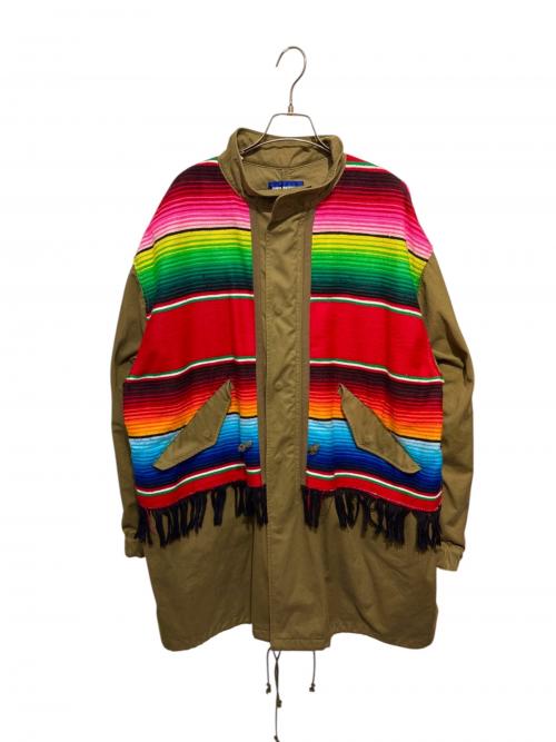 JUNYA WATANABE MAN（ジュンヤワタナベマン）JUNYA WATANABE MAN (ジュンヤワタナベマン) Jay Kay (ジェイケイ) 綿ウェザー×メキシカンサラペ Jay Kay Wネーム C001 オリーブ×マルチカラー サイズ:XSの古着・服飾アイテム