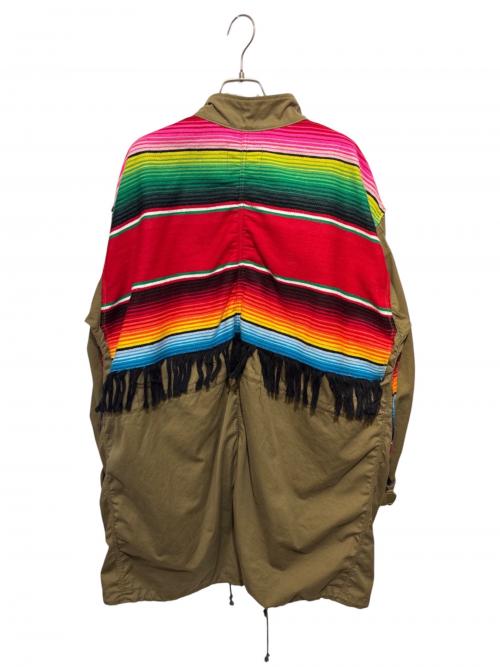 JUNYA WATANABE MAN（ジュンヤワタナベマン）JUNYA WATANABE MAN (ジュンヤワタナベマン) Jay Kay (ジェイケイ) 綿ウェザー×メキシカンサラペ Jay Kay Wネーム C001 オリーブ×マルチカラー サイズ:XSの古着・服飾アイテム