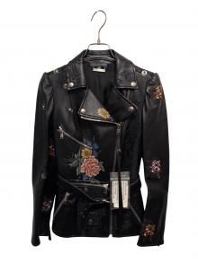 ALEXANDER McQUEEN（アレキサンダーマックイーン）の古着「花柄ライダースジャケット」｜6