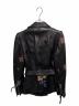 ALEXANDER McQUEEN (アレキサンダーマックイーン) 花柄ライダースジャケット 6 サイズ:38 未使用品：90000円
