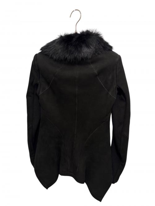 RICK OWENS（リックオウエンス）RICK OWENS (リックオウエンス) Naska（ナスカ）・ムートンジャケット ブラック サイズ:38 未使用品の古着・服飾アイテム