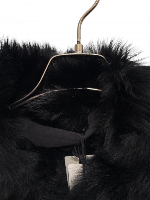 RICK OWENS（リックオウエンス）RICK OWENS (リックオウエンス) Naska（ナスカ）・ムートンジャケット ブラック サイズ:38 未使用品の古着・服飾アイテム