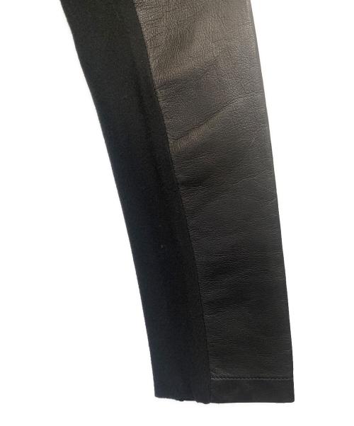 EMPORIO ARMANI（エンポリオ アルマーニ）EMPORIO ARMANI (エンポリオ アルマーニ) レザージャケット ブラック サイズ:38の古着・服飾アイテム