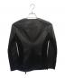 EMPORIO ARMANI (エンポリオ アルマーニ) レザージャケット ブラック サイズ:38：30000円