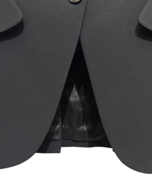 ALEXANDER McQUEEN（アレキサンダーマックイーン）ALEXANDER McQUEEN (アレキサンダーマックイーン) シルバージップディティールテーラードジャケット ネイビー サイズ:36 未使用品の古着・服飾アイテム