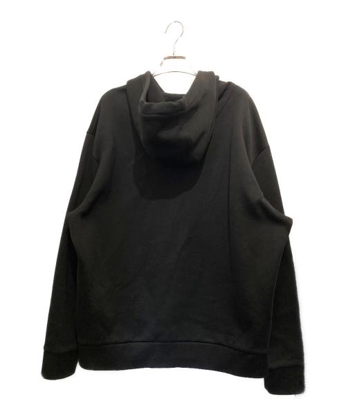 PRADA（プラダ）PRADA (プラダ) ブラック テクニカルコットン フーディー ブラック サイズ:Lの古着・服飾アイテム