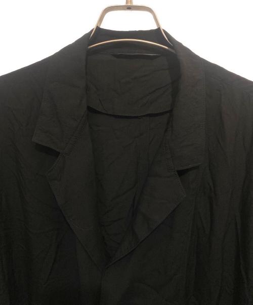 Y's（ワイズ）Y's (ワイズ) RAYON BROAD WORK JACKET ブラック サイズ:記載なしの古着・服飾アイテム