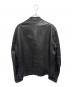 Yohji Yamamoto pour homme (ヨウジヤマモト プールオム) レザージャケット ブラック サイズ:3：80000円