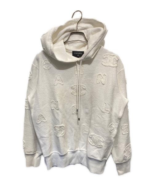CHANEL（シャネル）CHANEL (シャネル) ココマークフーディー ホワイト サイズ:XSの古着・服飾アイテム